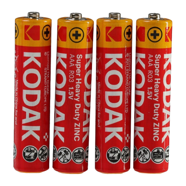 Батарейка Kodak Extra R03 AAA Shrink 4 Heavy Duty 1.5V (4/60/2400)