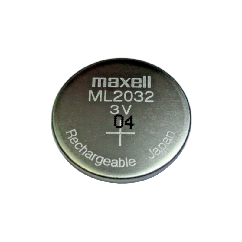 Аккумулятор ML2032 T25 Maxell, 3V, Lithium, MnO2-Li (1/200)