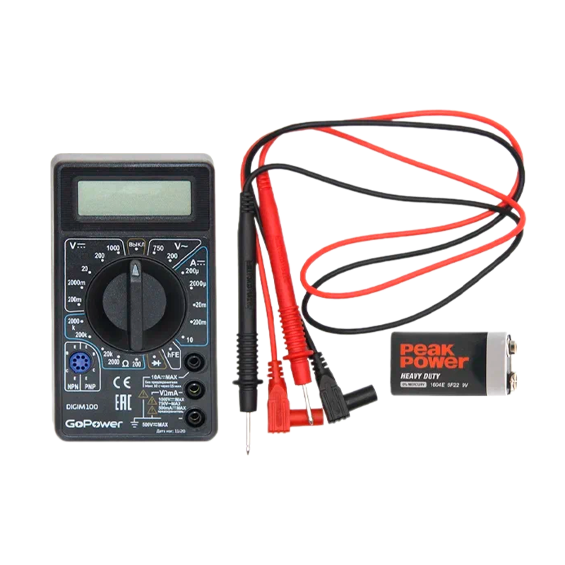 Мультиметр GoPower DigiM 100 (1/100)