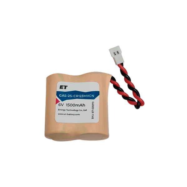 Батарея ET Gas-2S-CR123MXCN 6В, cell made in China