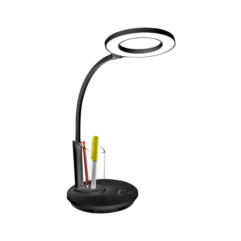 Светильник настольный Camelion KD-826 8W 230V 1LED на основании сенс. черный (1/8)
