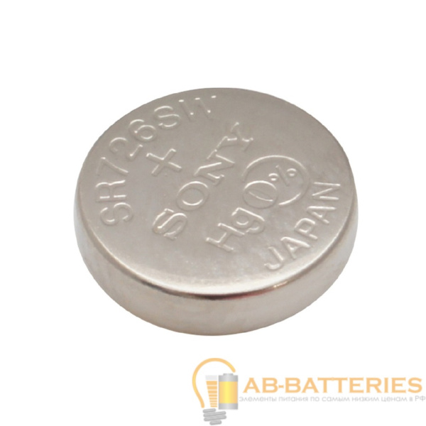 Батарейка Sony 397 (SR726SW) BL1 Silver Oxide 1.55V (1/10/100/1000)