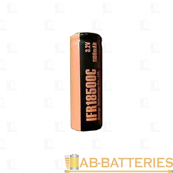 Аккумулятор ET IFR18500C-HT 18.0*50.0, 1100mAh, Li-Fe, 3.3V (1/400)
