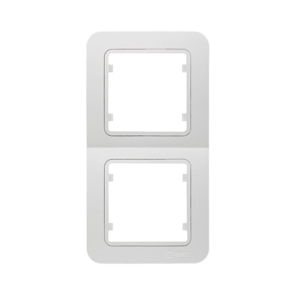 Рамка Makel Lillium 2пост. вертикальная 71032 (1/25)