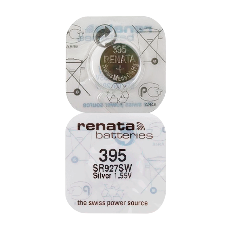 Батарейка Renata 395 (SR927SW) Silver Oxide 1.55V (1/10/100)