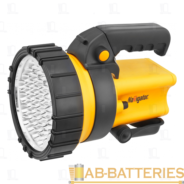 Фонарь туристический Navigator NPT-SP10 37LED от аккумулятора желтый