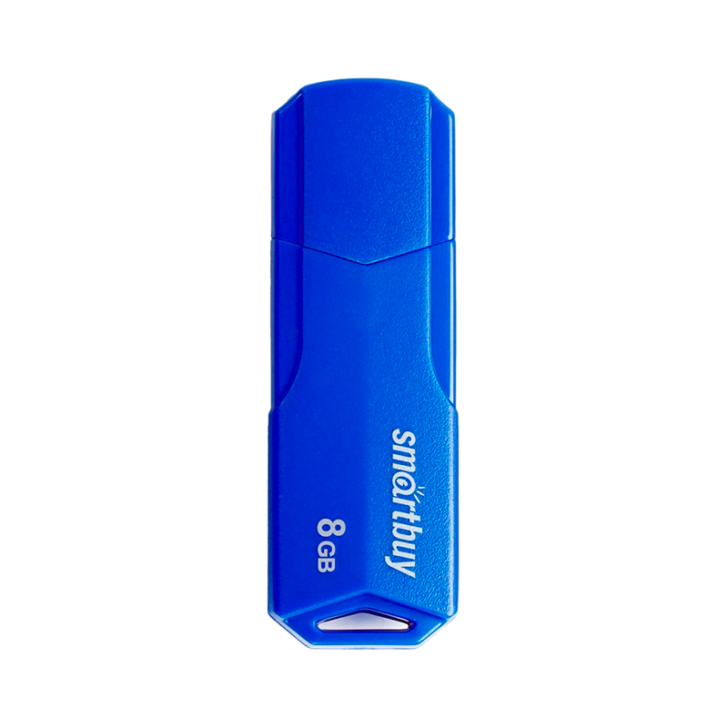 Флеш-накопитель Smartbuy Clue 8GB USB2.0 пластик синий