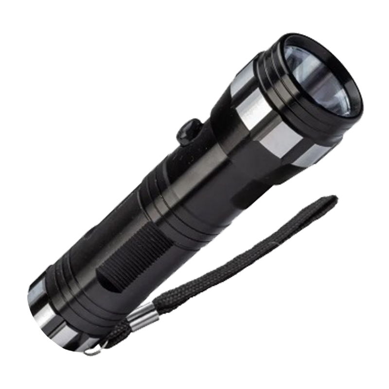 *Фонарь универсальный Космос 108B 1W LED от батареек IP54 1 режим черный (1/60/120) 