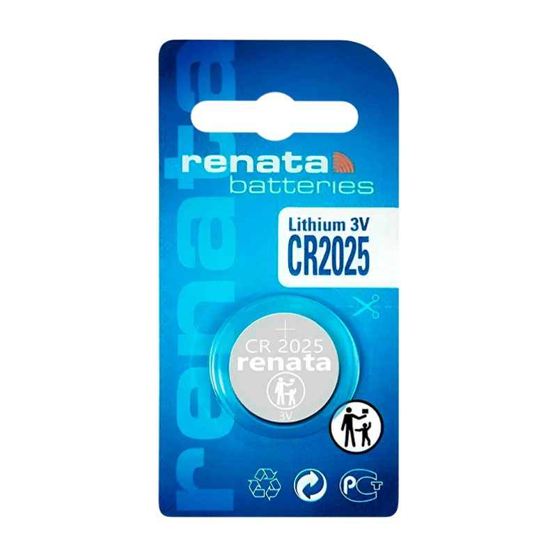 Батарейка Renata CR2025 BL1 Lithium 3V (10/300/2400)