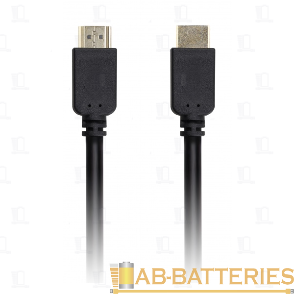Кабель Smartbuy K-302 HDMI (m)-HDMI (m) 10.0м силикон ver.1.4 черный (1/20)