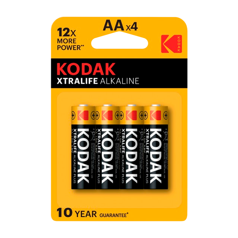 Батарейка Kodak XTRALIFE LR6 AA BL4 Alkaline 1.5V (4/80/400/17600)