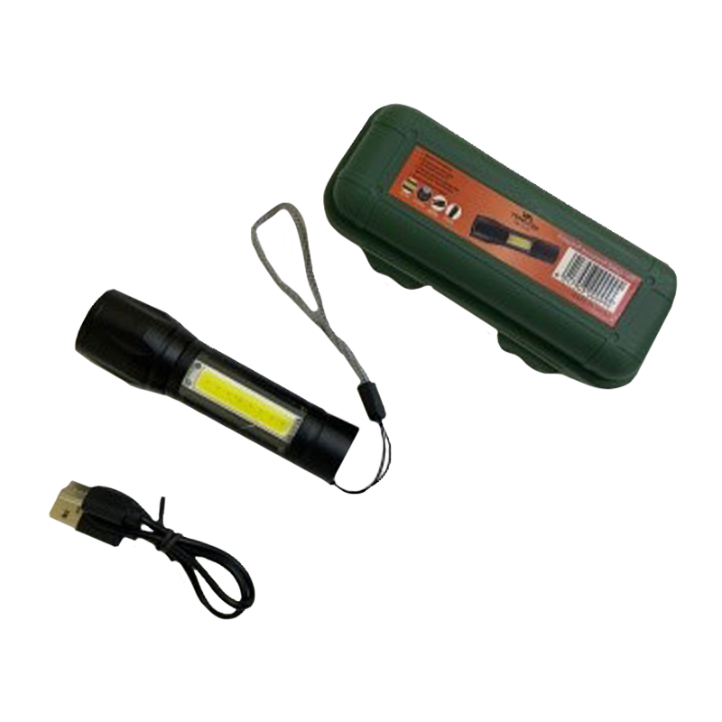 Фонарь универсальный Без бренда YM-513T(М511Т) от аккумулятора 2 режима черный