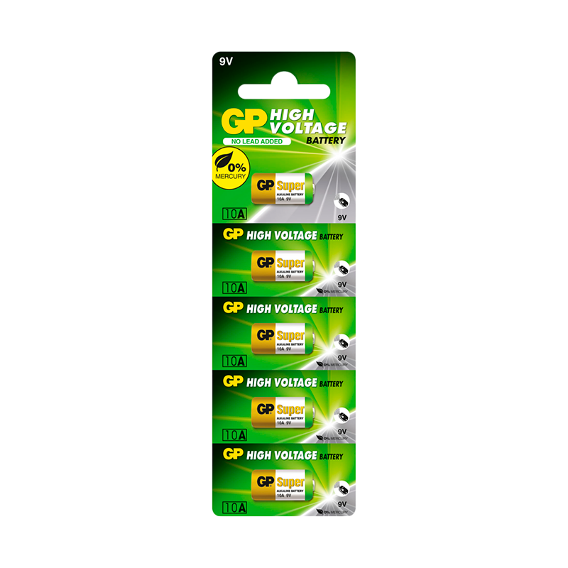 Батарейка GP LR10/A10/MN10 BL5 Alkaline 9V (5/100/1000)