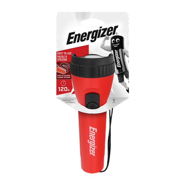 Фонарь универсальный Energizer Plastic Light 1LED от батареек оранжевый (1/9/90)