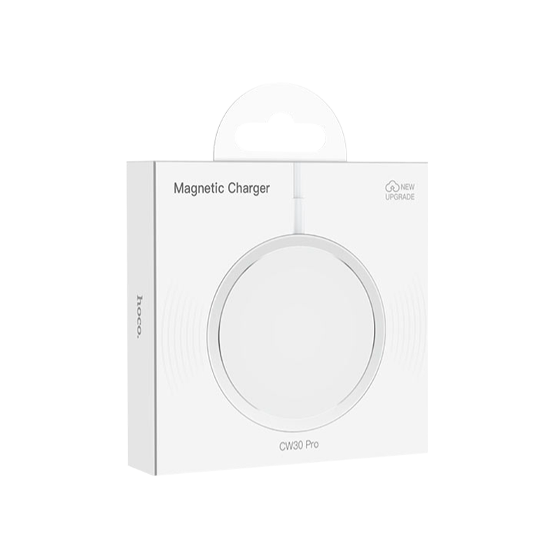 Беспроводное З/У HOCO CW30 Pro 3.0A 15W MagSafe с кабелем Type-C серый (1/29/174)