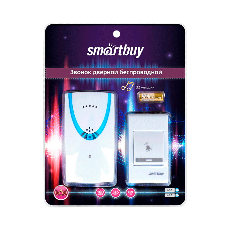 Беспроводной звонок Smartbuy белый