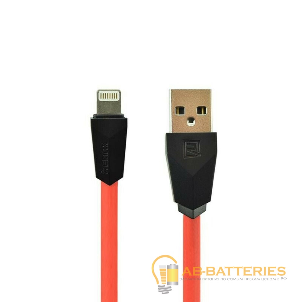 Кабель Proda RC-030I Alien USB (m)-Lightning (m) 1.0м 2.1A силикон красный