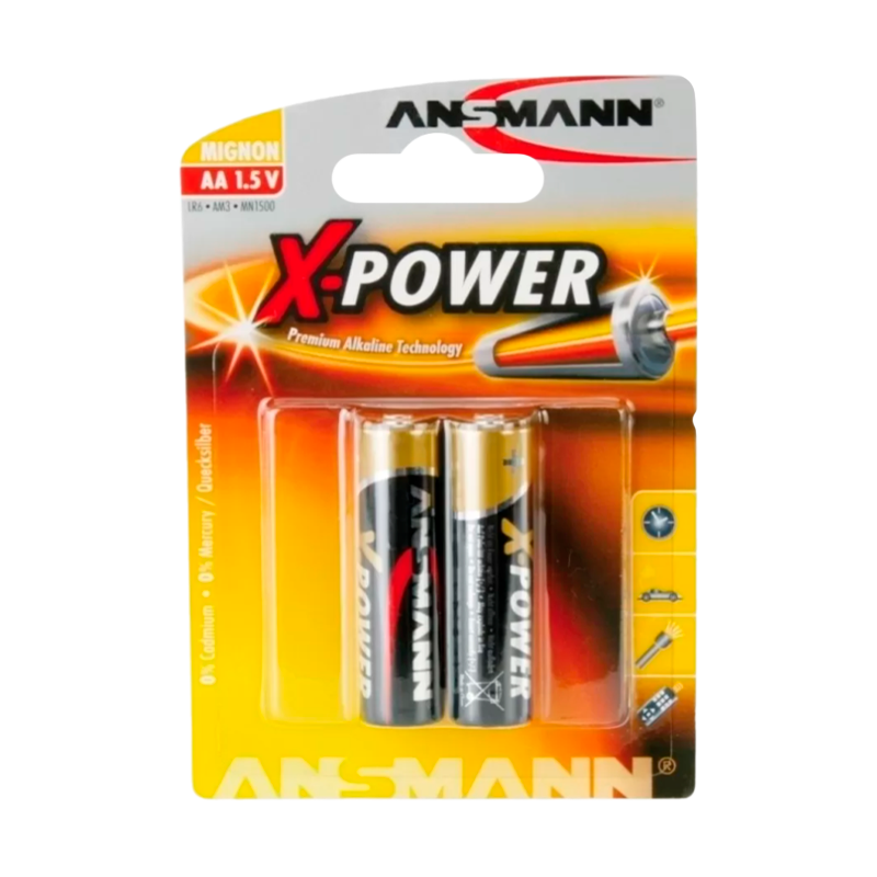 Батарейка ANSMANN X-POWER&nbsp;&nbsp;LR6 BL2
