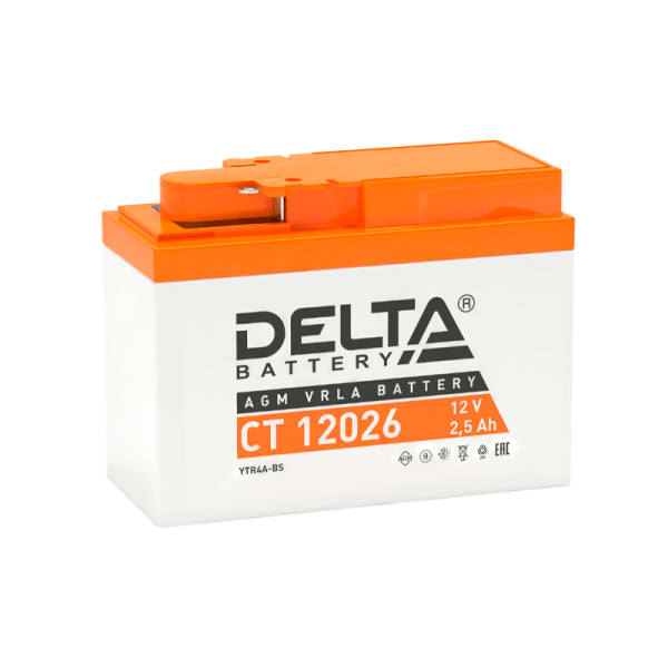 #Аккумулятор для мототехники Delta CT 12026 (1/20)