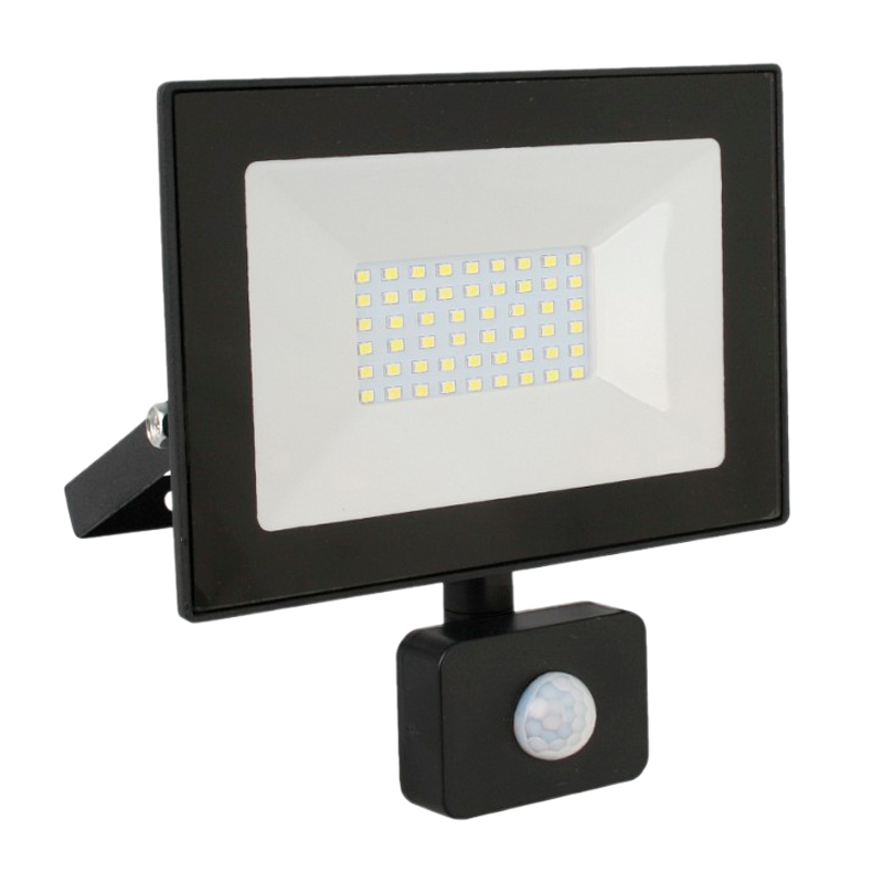 Прожектор светодиодный Ultraflash LFL-2002S C02 20W 230V IP65 6500К холодный черный (1/40)