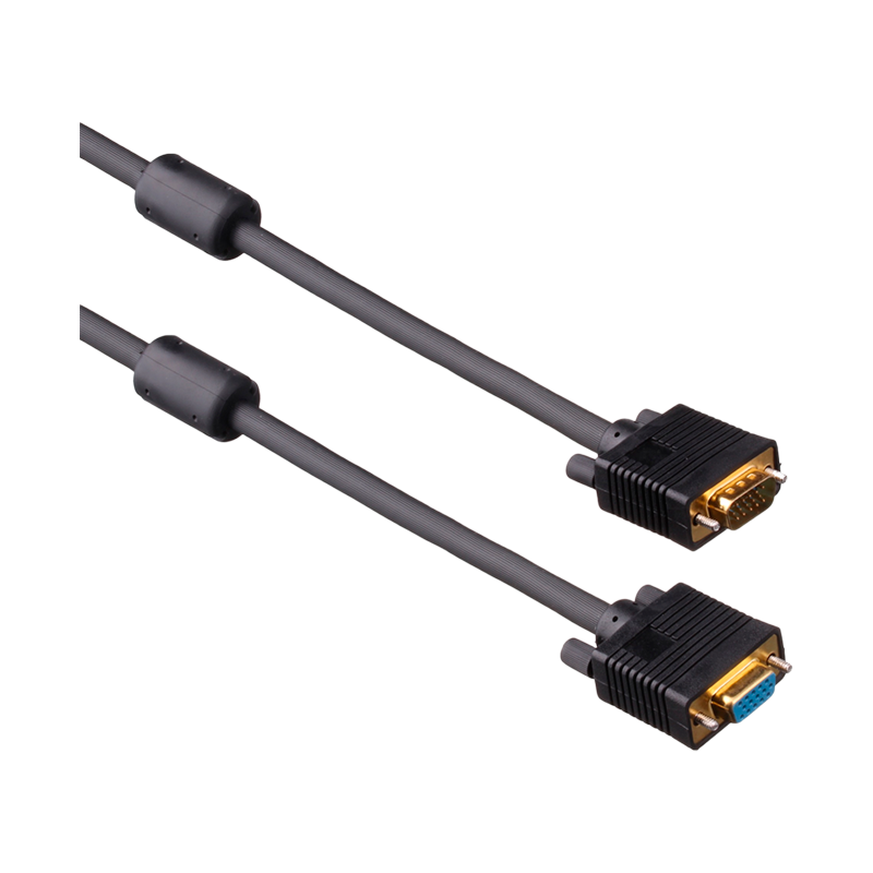 Кабель Exegate EX138951RUS VGA (m)-VGA (f) 1.8м ПВХ стаб.напр. черный (1/10/100)
