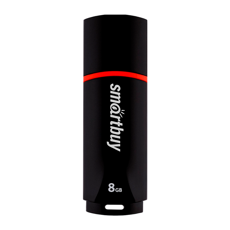 Флеш-накопитель Smartbuy Crown 8GB USB2.0 пластик черный