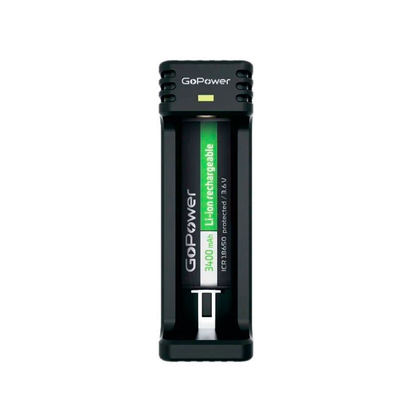З/У для аккумуляторов GoPower LiCharger 2 Ni-MH/Ni-Cd/Li-ion/IMR 1 слот (1/100)