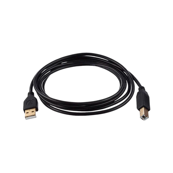 Кабель GoPower USB A (m)-USB B (m) 1.8м ПВХ черный Premium Zip-Lock c подвесом (1/200)