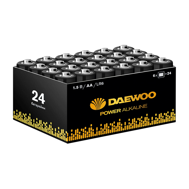 Батарейка Daewoo Power LR6 AA BOX24 Alkaline 1.5V (24/576)