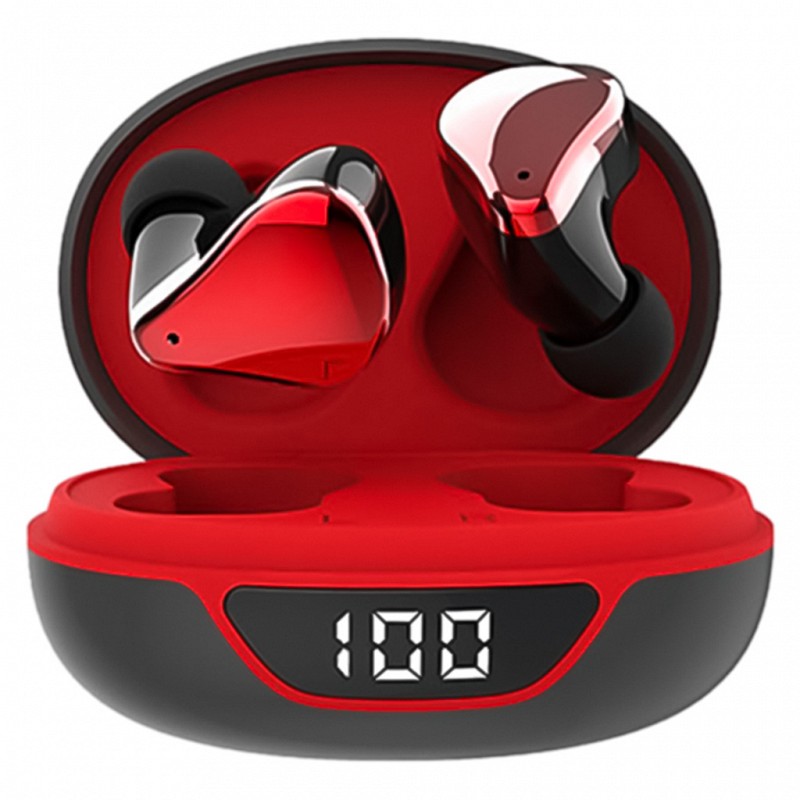 Наушники внутриканальные Smartbuy Boa bluetooth 5.0 с микр. красный черный (1/100)