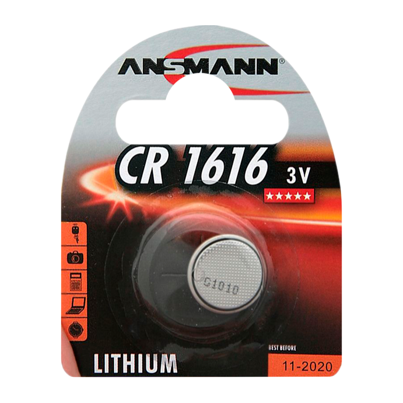 Батарейка ANSMANN&nbsp;&nbsp;CR1616&nbsp;&nbsp; BL1