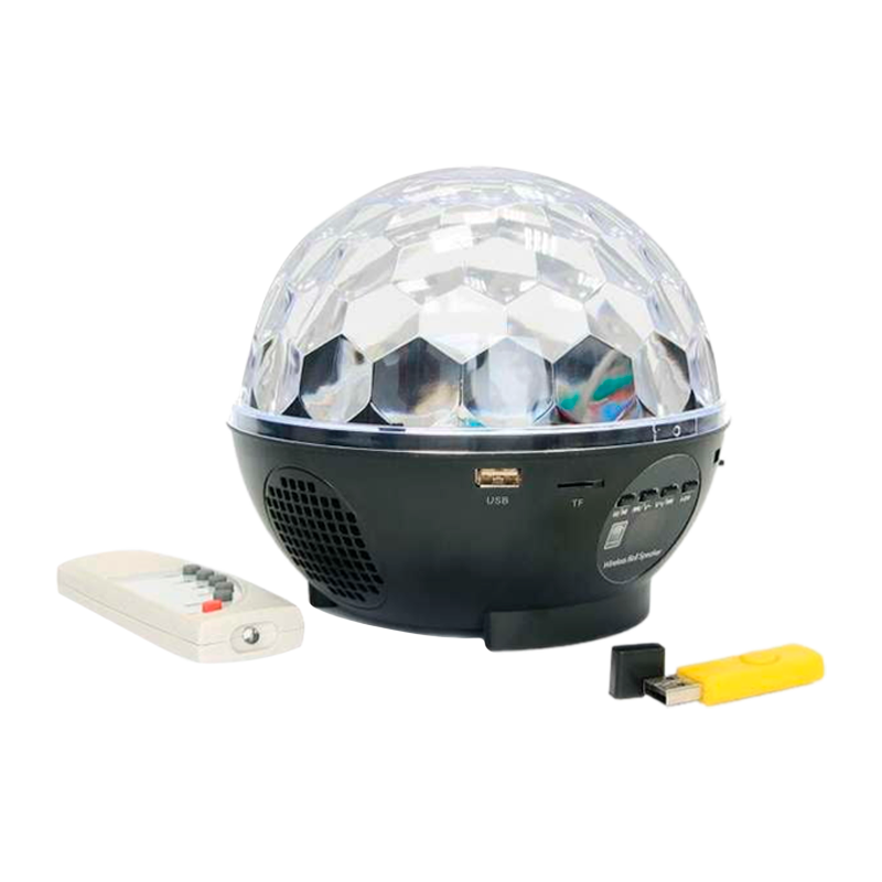 Диско-лампа Космос 5W подставка с Bluetooth колонкой