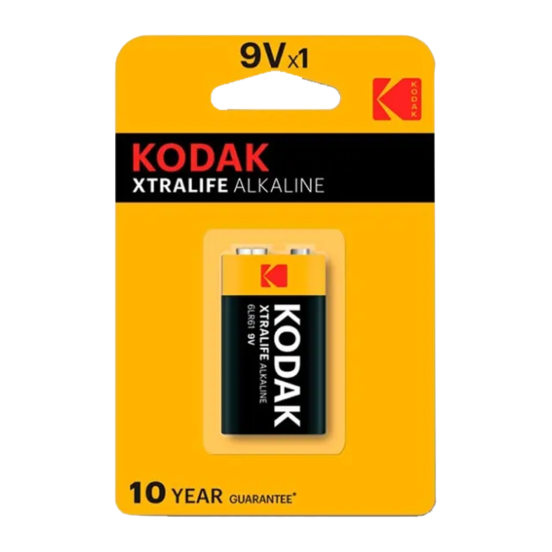 Батарейка Kodak XTRALIFE Крона 6LR61 BL1 Alkaline 9V (1/10/200)