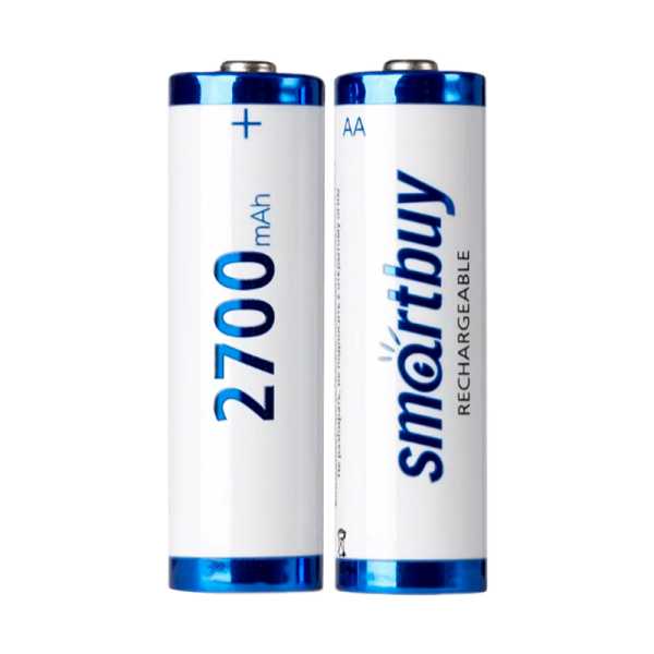 Аккумулятор бытовой Smartbuy HR6 AA BL2 NI-MH 2700mAh (2/24/240)