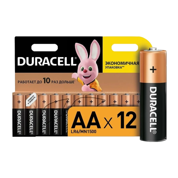 Батарейка Duracell ULTRA POWER LR6 AA BL12 Alkaline 1.5V (12/144/34272)