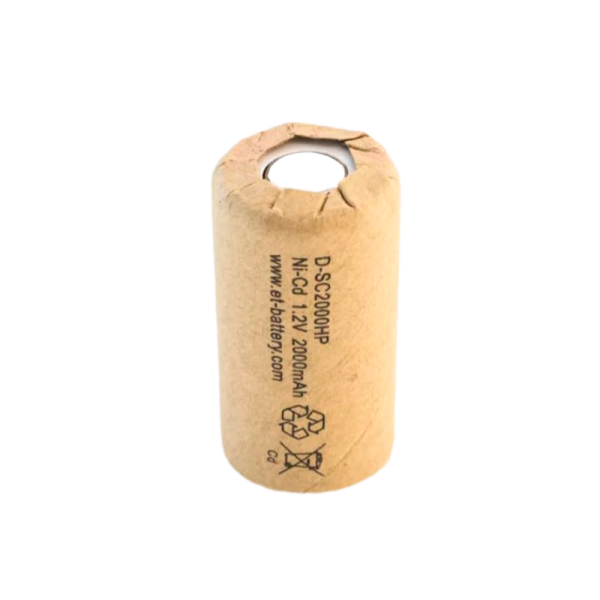 Аккумулятор ET D-SC2200HP 2200мАч, Ni-CD в картоне, с повышенной токоотдачей (1/25/400)