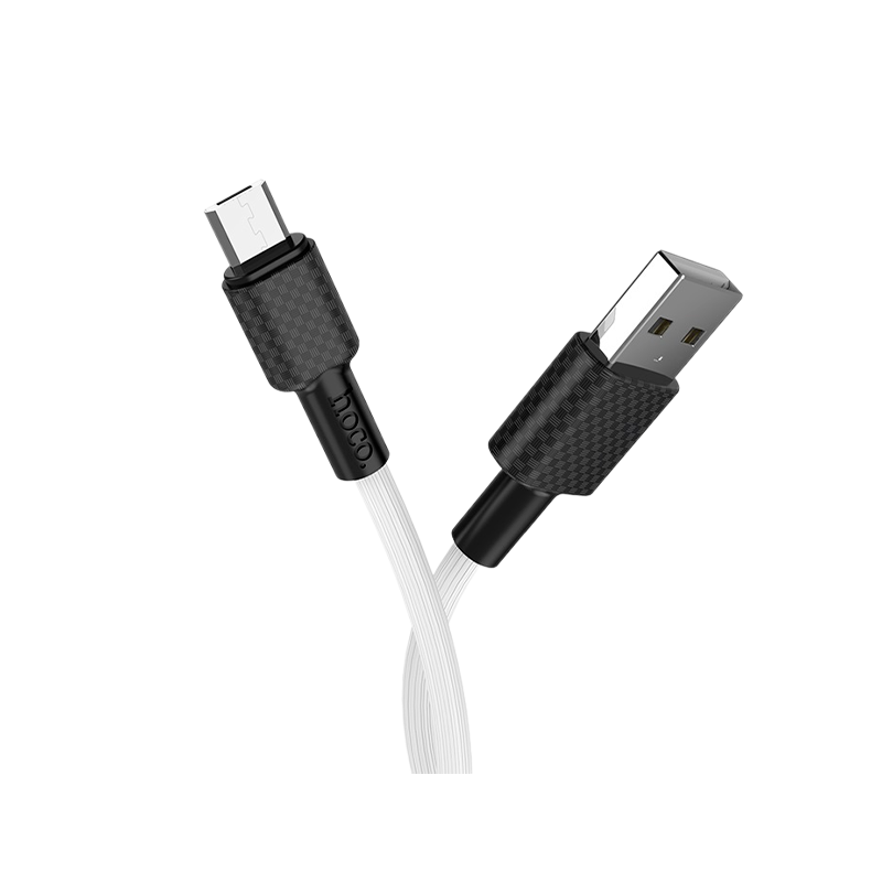 Кабель HOCO X29 USB (m)-microUSB (m) 1.0м 2.0A TPE белый (1/33/330)