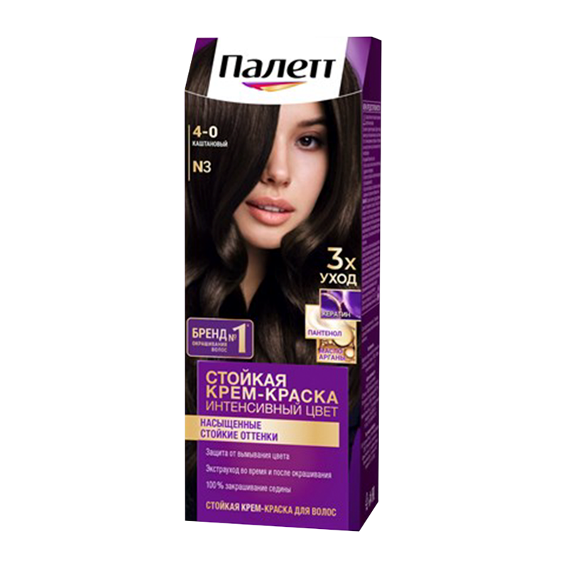 Краска для волос Schwarzkopf Palette 110мл N3 (4-0) Каштановый (1/10)