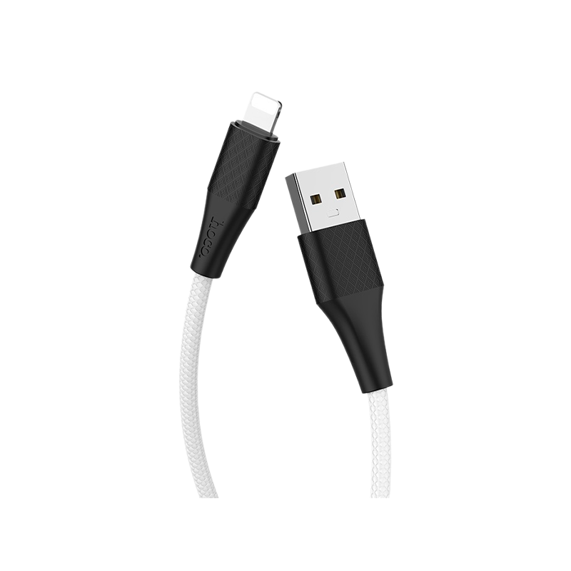 Кабель HOCO X32 USB (m)-Lightning (m) 1.0м 2.0A TPE белый (1/33/330)