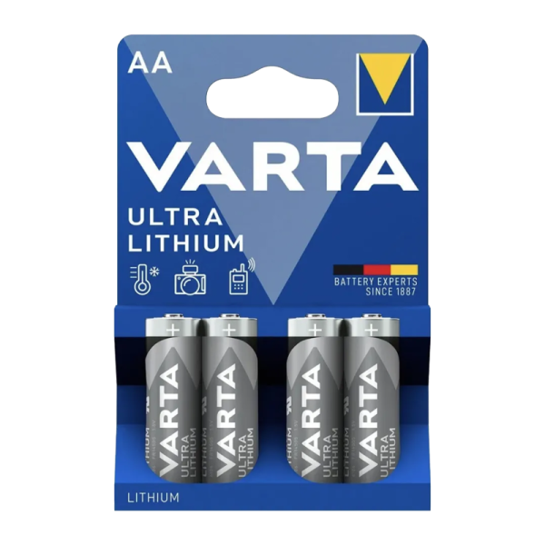 Батарейка Varta ULTRA FR6 AA BL4 Lithium 1.5V (6106) (4/40/400)