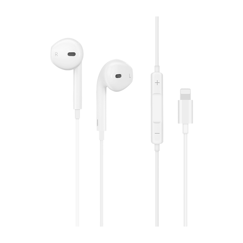 Наушники вставные HOCO L7 Plus bluetooth 5.0 с микр. Lightning (m) белый (1/32/192)