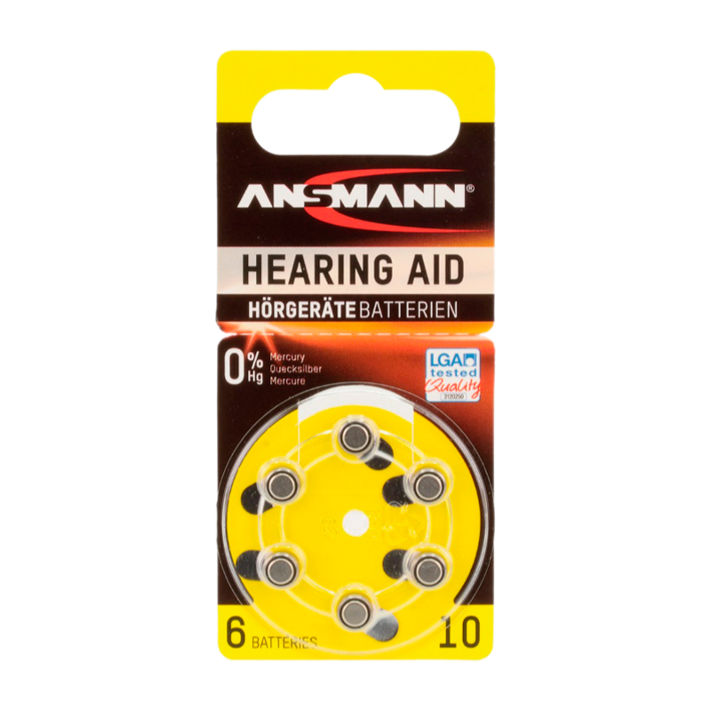 Батарейка ANSMANN Zinc-Air&nbsp;&nbsp;10 UK BL6