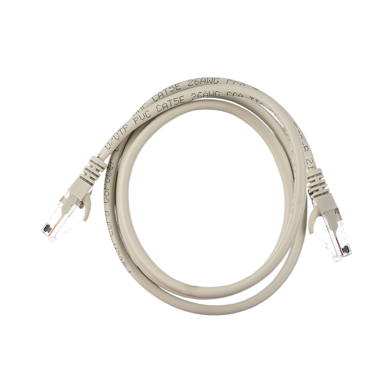 Патч-корд GoPower RJ-45 (m)-RJ-45 (m) 1.0м кат.5е ПВХ 26AWG CCA серый Premium Zip-Lock c подвесом