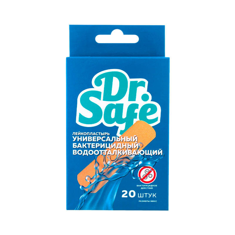 Dr.Safe Лейкопластырь №20 микс