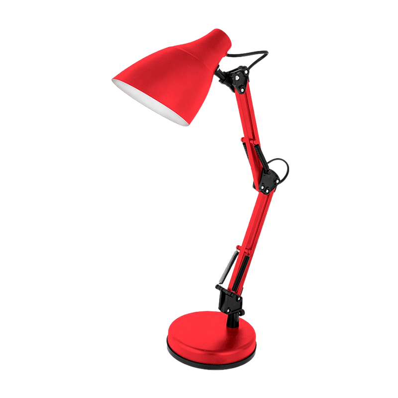 Светильник настольный Camelion KD-331 40W 230V E27 на основании красный (1/6)