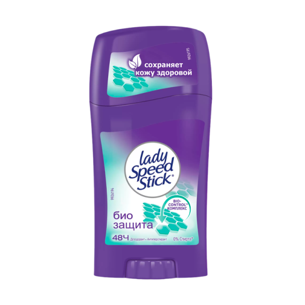Дезодорант женский Lady Speed Stick BIO PROTECT стик 45гр (1/6/12)