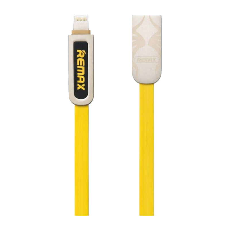 USB Кабель REMAX Armor 2in1 (Micro-Iphone 5/6/7/SE) (1M, 2.1A) RC-067t Желтый