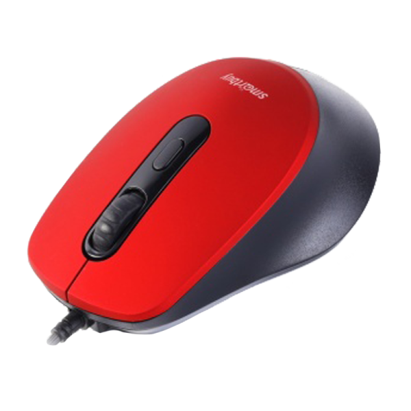 Мышь проводная Smartbuy 265 ONE классическая USB бесшумная красный (1/40)