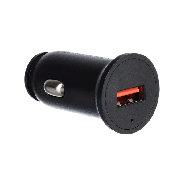 Автомобильное З/У GoPower GPQC11-1U 1USB 18W черный (1/100)