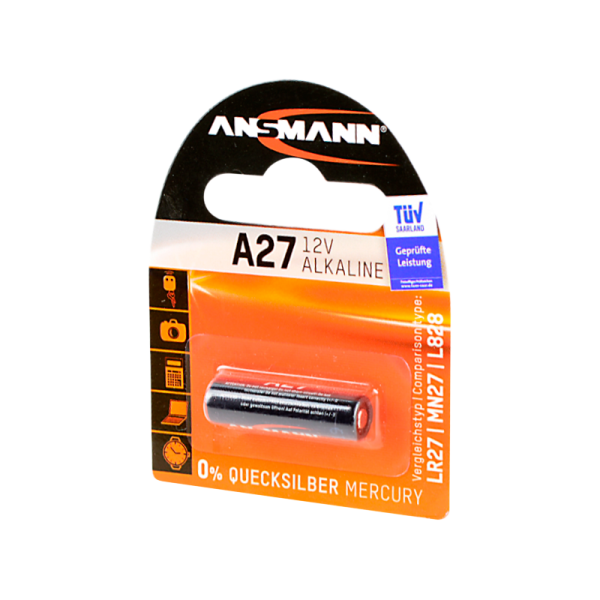 Батарейка ANSMANN  A27 BL1 (1/10/480)